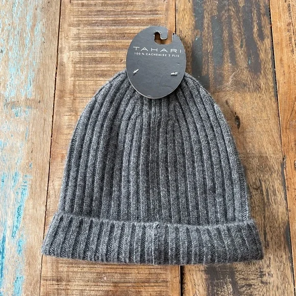 Tahari | Accessories | New Tahari Cashmere Beanie | Poshmark display picture 3